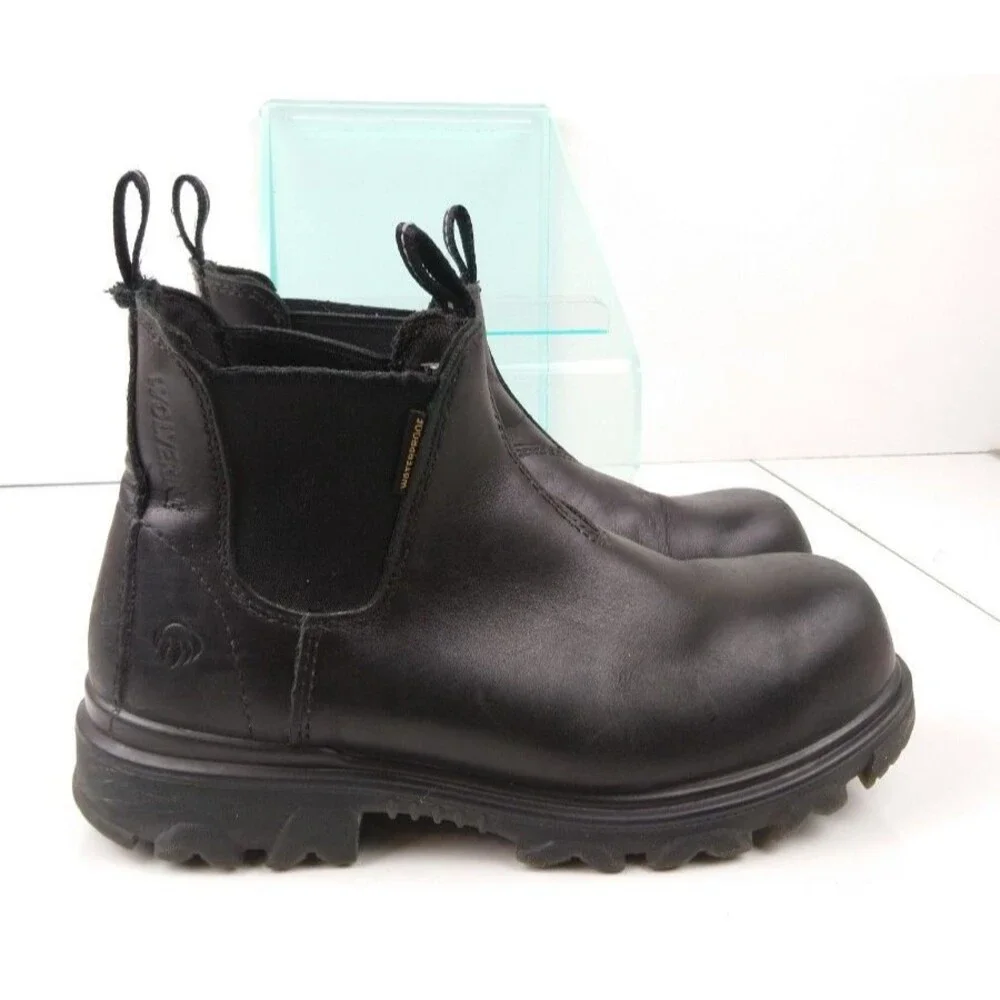 Wolverine I-90 ROMEO EPX Slip and Oil Resistant Black Work Boots Women's Size 7
